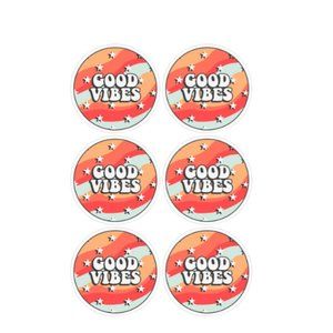 GOOD VIBES LAMINATED VINYL STICKERS #152